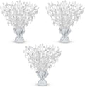PMU 3 Pcs White Graduation Balloon Weights, Graduation Centerpieces by PMU