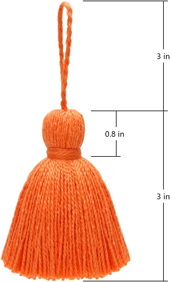 Big Size 4 PCS Tassels for Crafts, Handmade Hanging for Pillow Decor, Blanket - Image 2