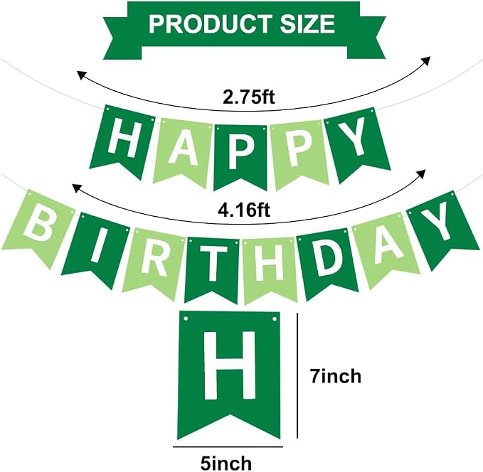 Happy Birthday Banner Pre-Strung Birthday Decorations Birthday Party Backdrop - Image 3