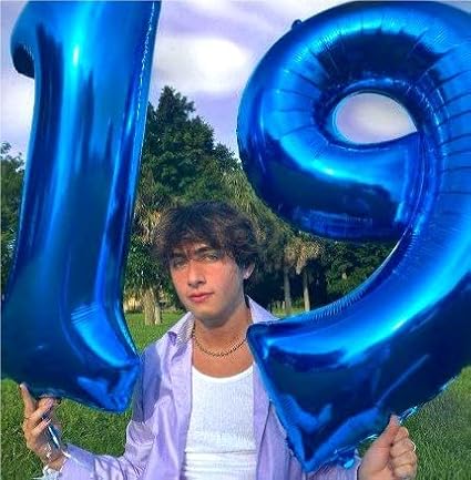 Navy Blue Number 1 Balloon 40 inch, 1st Birthday Party Balloons Decorations | - Image 7