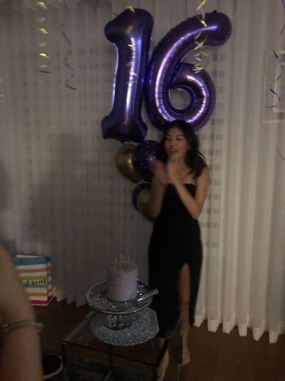 Purple 16 Balloon - Image 8
