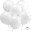 Bezente White Balloons 18 Inch by Bezente
