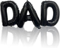 Black Dad Balloons Father's Day Balloons Conjoined Dad Foil Balloon Letter by HADCKJA