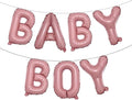 16 inch Baby Boy Girl Banner Foil Letter Balloons Garland by RUIANSI