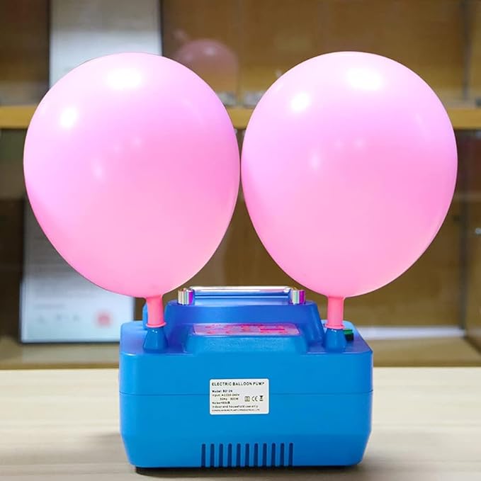 800W Dual Nozzle Electric Balloon Pump – Timer & Foot Switch | Dual Nozzles - Image 4