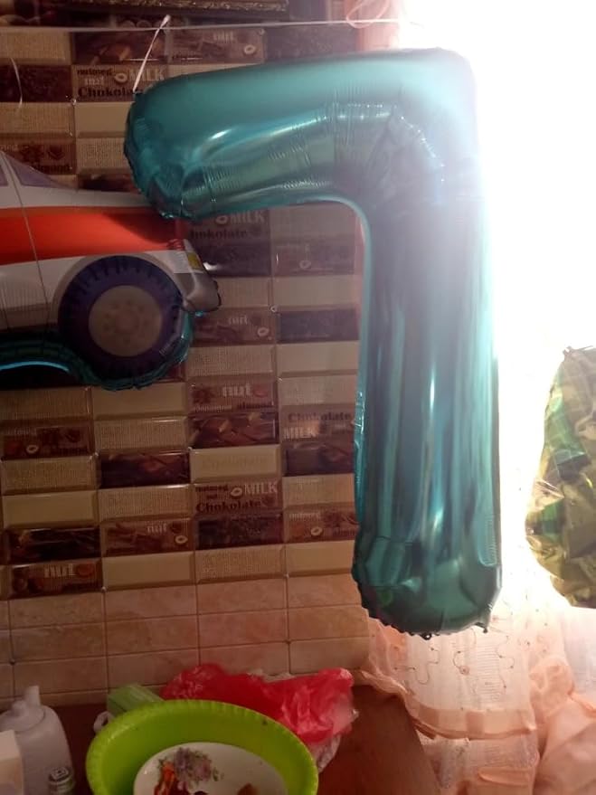 Nile Blue Number 0 Balloon 40 Inch - Image 4