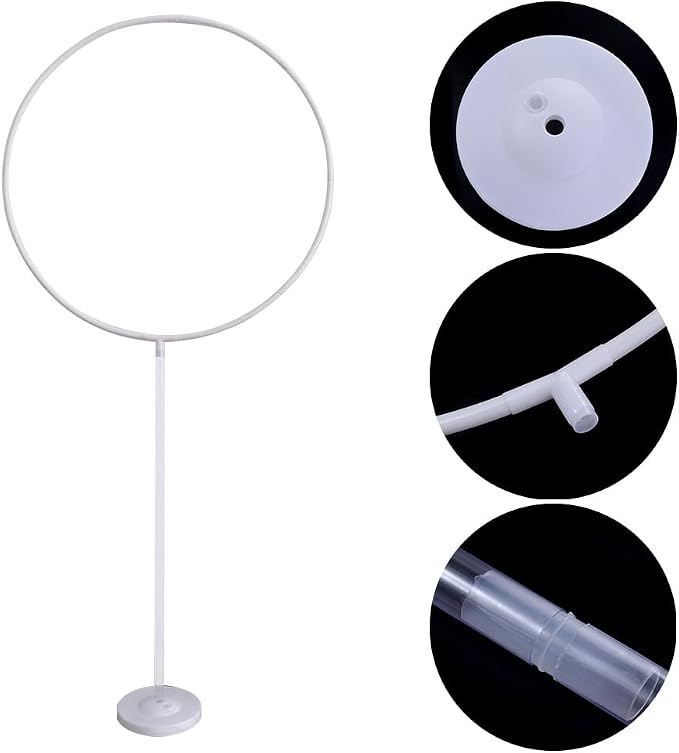 Vctitil 64 Inches Height Circle Balloon Arch Frame Stand Kit Round Balloon - Image 2