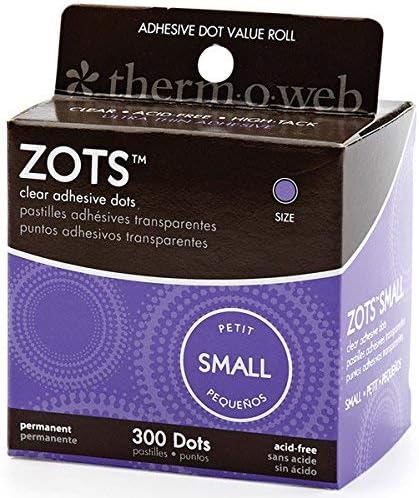 Thermoweb Zots Clear Adhesive Dots, 3/16-Inch-by-1/64-Inch Thick - Image 4
