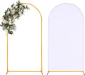 Vincidern 6.6FT Arch Backdrop Stand and Cover Set, Metal Arch Stand by Vincidern