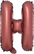 Chocolate Color Letter Number Foil balloons 1pc 16inch Alphabet Digital by RUIANSI