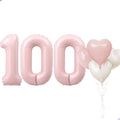Baby Pink Number balloons by Unknown
