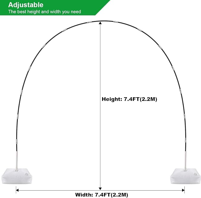 IDAODAN Balloon Arch Kit and Balloon Pump, Balloon Arch Stand - Image 4