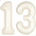 Cream White Number 13 31 Balloon by Unknown