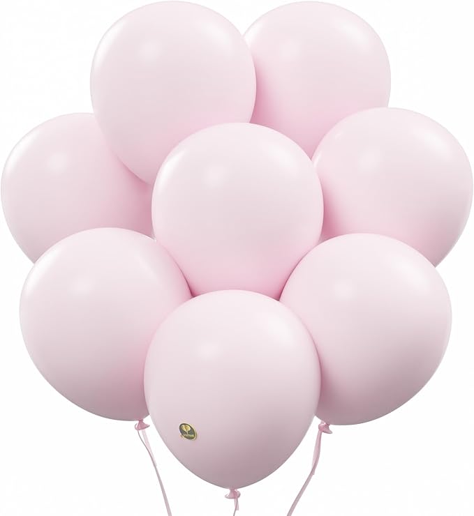 AFTERLOON® Biodegradable Natural Rubber Latex Balloons 24 pcs Pastel Pink 10 by AFTERLOON%C2%AE