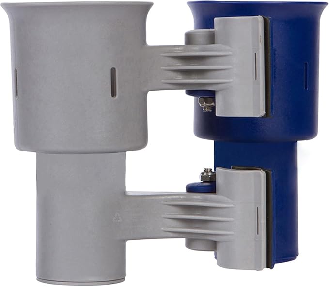 Patented Clamp On Boat Cup Holder |Multifunction Dual Drink Caddy - Image 4