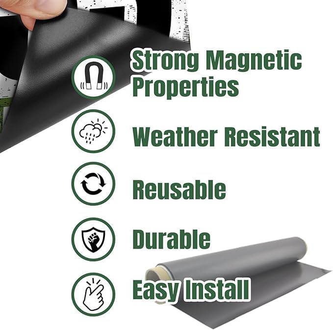 KETABAO – 9" Original Shape Photo Magnets for Refrigerators, Cars and Offices – Customizable Magnetic Decor