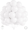 40pcs White Balloons, 12inch White Latex Party Balloons | Balloons Helium by ZizasAry