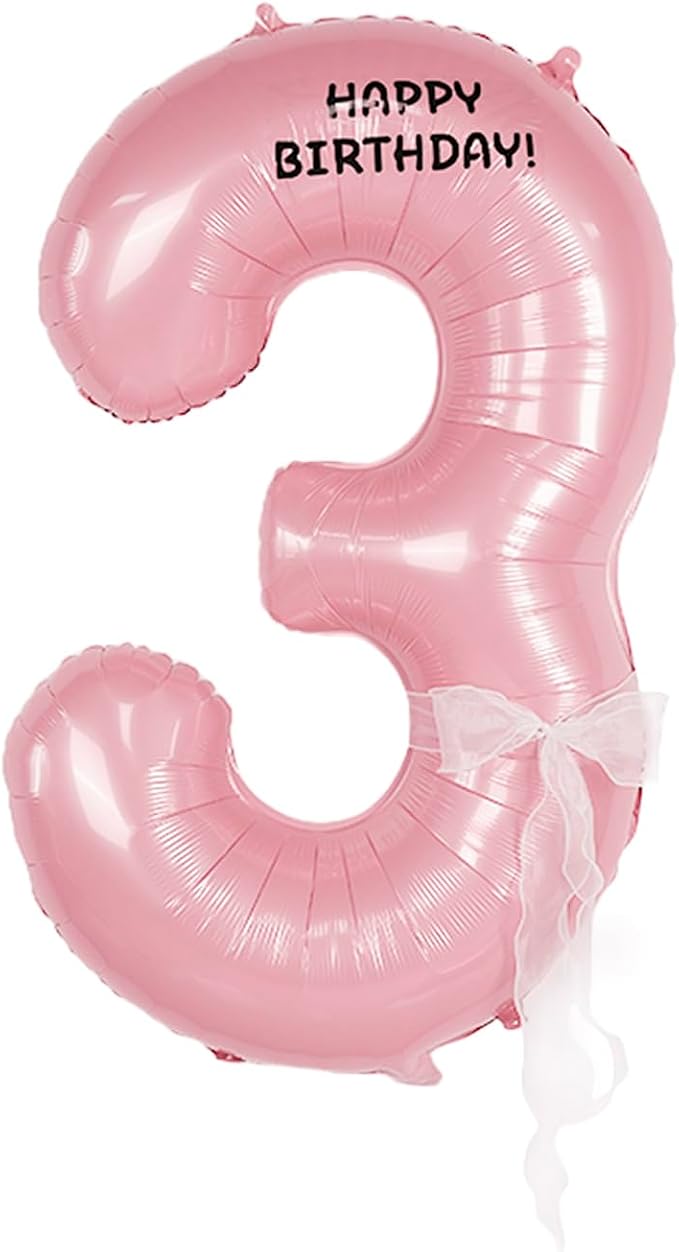 Happy birthday Big Number Balloons Foil Birthday Balloon Number Balloons Happy by MPRVAKYF