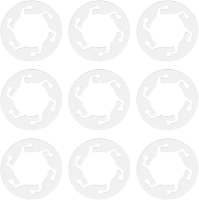 100PCS Plastic Round Balloon Clips Arch Ribbon Buckles by yyangz