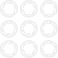 100PCS Plastic Round Balloon Clips Arch Ribbon Buckles by yyangz