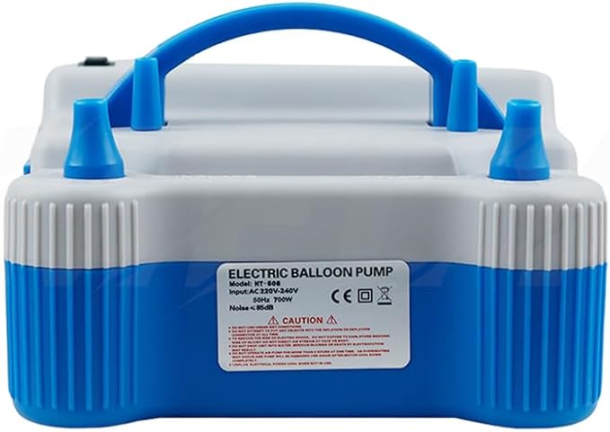 Portable Balloon Pump, 700W 110V Strong Electric Air Blower, Dual Nozzle by Unknown