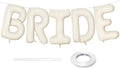 BRIDE Balloons Bachelorette, Cream BRIDE Letter Balloon Foil Bridal Balloons | by BBPOOL
