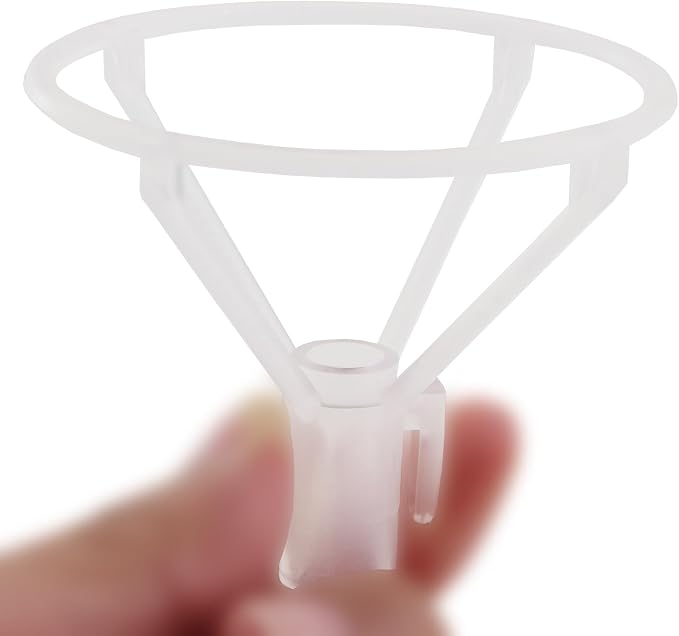 8PCS Universal Balloon Column Top Holder Transparent PVC Balloon Clips Clear - Image 5
