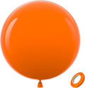 Bezente Orange Giant Latex Round Balloons 36 Inch 8 Pack | Large Light Orange by Bezente