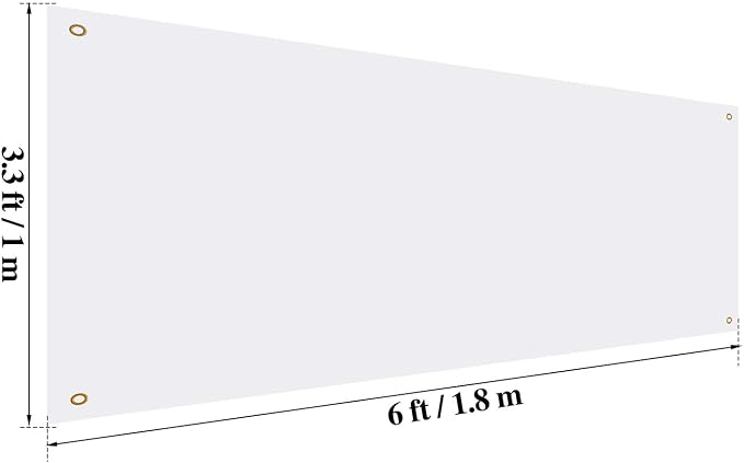 Zonon Large Blank Banners And Signs Polyester Oxford Cloth Sublimation Banner - Image 2