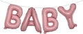 16 Inch Baby Letter Balloons Multicolor Foil Balloons BABY Balloons, Baby Shower by RUIANSI
