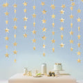 Champagne Shining Star Hanging Garland Champagne Hanging Sparkling Star by Eeatour