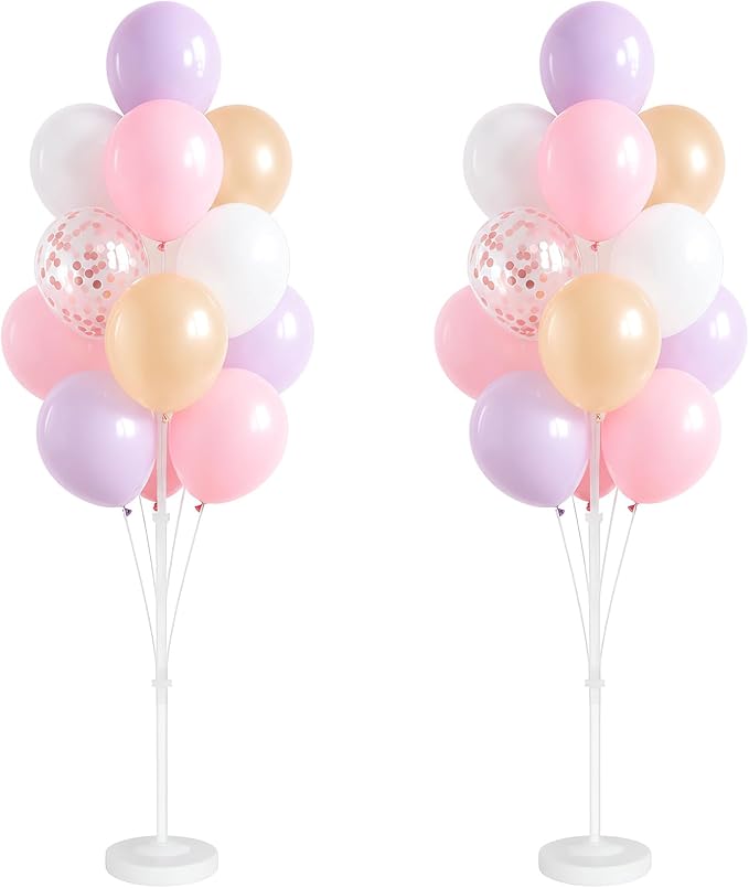 10" Pastel Party Balloon Column Kit Set of 2 by Tosuced