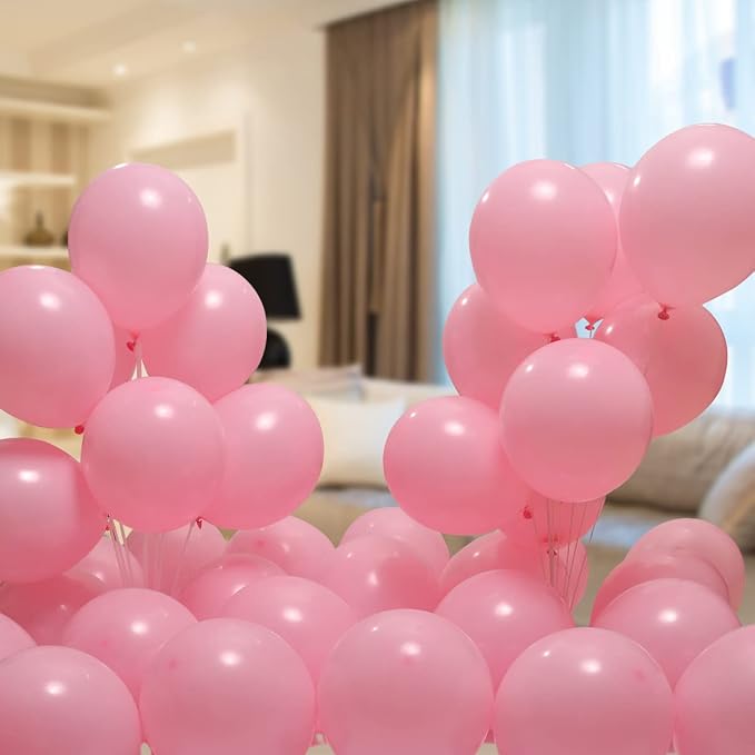 300 Pack Light Pink Balloons 12 inch Pink Latex Party Balloon Bulk - Image 6