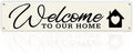 Welcome Banner Decor for Home, Rustic Wall Decor for Entryway, Welcome To Our by Unknown