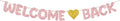 Fulmoon Pre Strung Welcome Back Glitter Banner First Day of School Party by Fulmoon