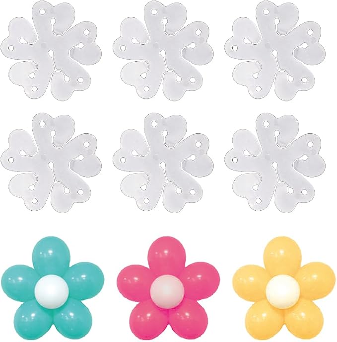 PayPie 20 Pcs Balloon Flower Arch Clips, 32Ft Balloon Tape Strip, Balloon Arch - Image 5