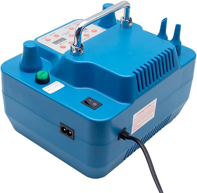 800W Dual Nozzle Electric Balloon Pump – Timer & Foot Switch | Dual Nozzles - Image 3
