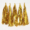 Gold Tissue Paper Tassel DIY Hanging Paper Decorations Party Garland by Binpeng