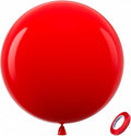 Bezente Red Giant Latex Round Balloons 36 Inch 8 Pack | Red Balloon Large by Bezente