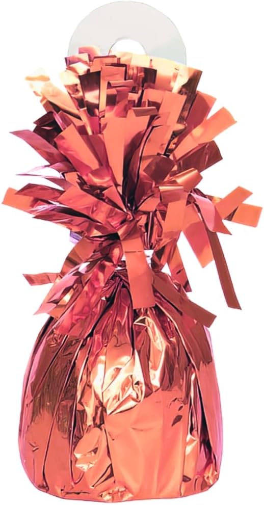 Elegant Rose Gold Foil Balloon Weight 1 Count, Dazzling Decor Essential by Unique