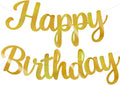 BEISHIDA Double-sided Gold Happy Birthday Banner Party Decoration NO DIY | by Beishida