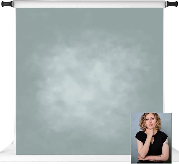 Kate Dark Cyan Photography Backdrops Abstract Photo Backdrop Poratrait by KateBackdropforPhotography