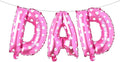 16 INCH DAD Multicolor optional Foil Letter Balloon 16" Happy Father's Day Best by RUIANSI