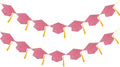 Graduation Decoration Banners 2026 Rose Gold Glitter Graduation Hats Banner | by TrlaFy