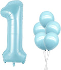 40 Inch Light Blue Number 1 Foil Balloon Set | by Home
