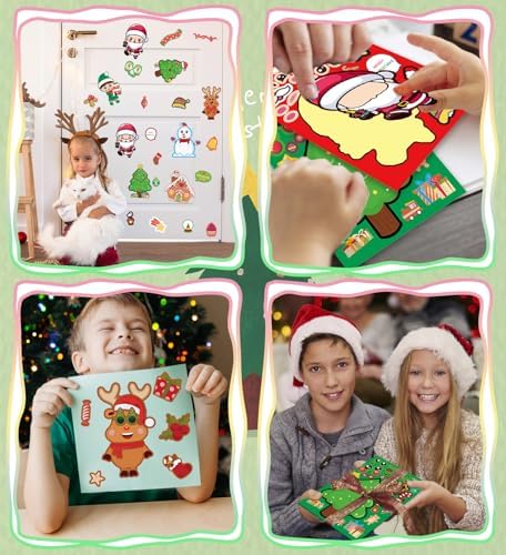 Stocking Stuffers for Kids,Christmas Stickers,DIY Christmas Crafts for Kids - Image 5
