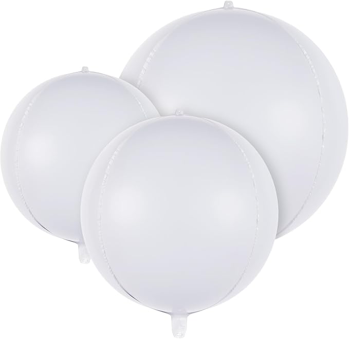 18 Pcs Foil Balloons Shiny Round Balloons Set Large Balloon Garland Arch by TOTAFAM