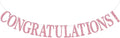 Pink Glitter Congratulations Banner, Congrats Grad/Class of 2026/So Proud of You by PYBHILK