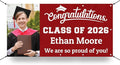 Personalized Graduation Photo Vinyl Banner Sign by Milweb1LLC