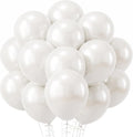 RUBFAC Pearl White Balloons 120pcs 12 Inches White Latex Party Balloons by RUBFAC